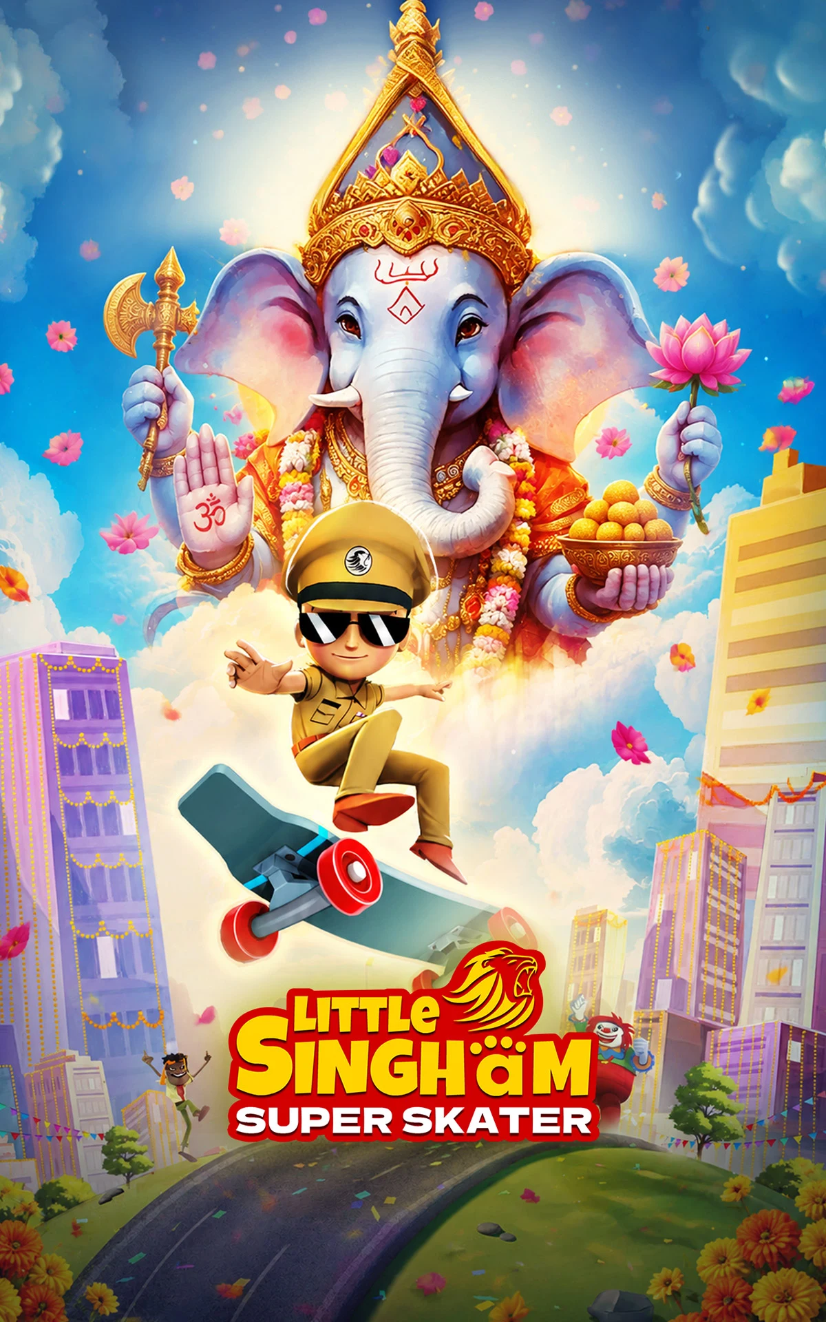 Little Singham Super Skater screenshot